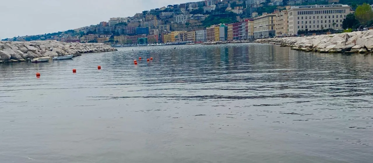 Scenic view of Salerno coastline and city landscape