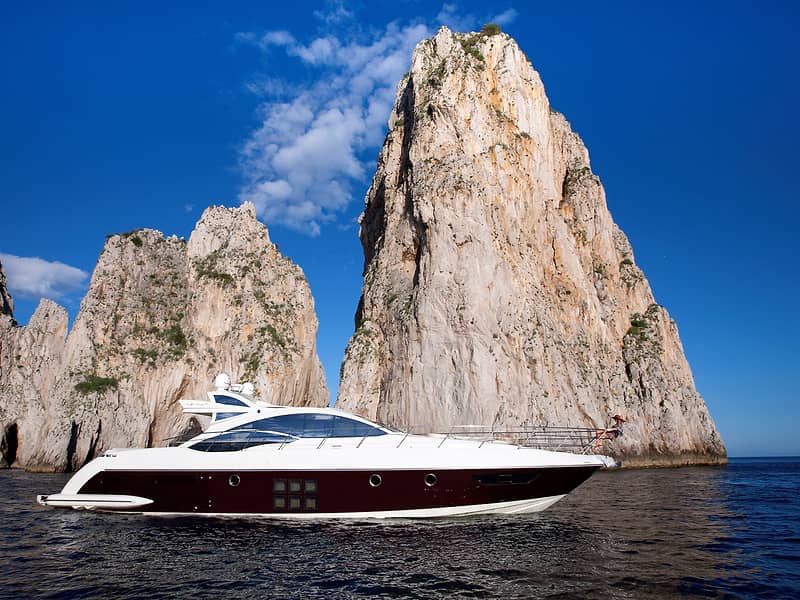 Private yacht on the Amalfi Coast