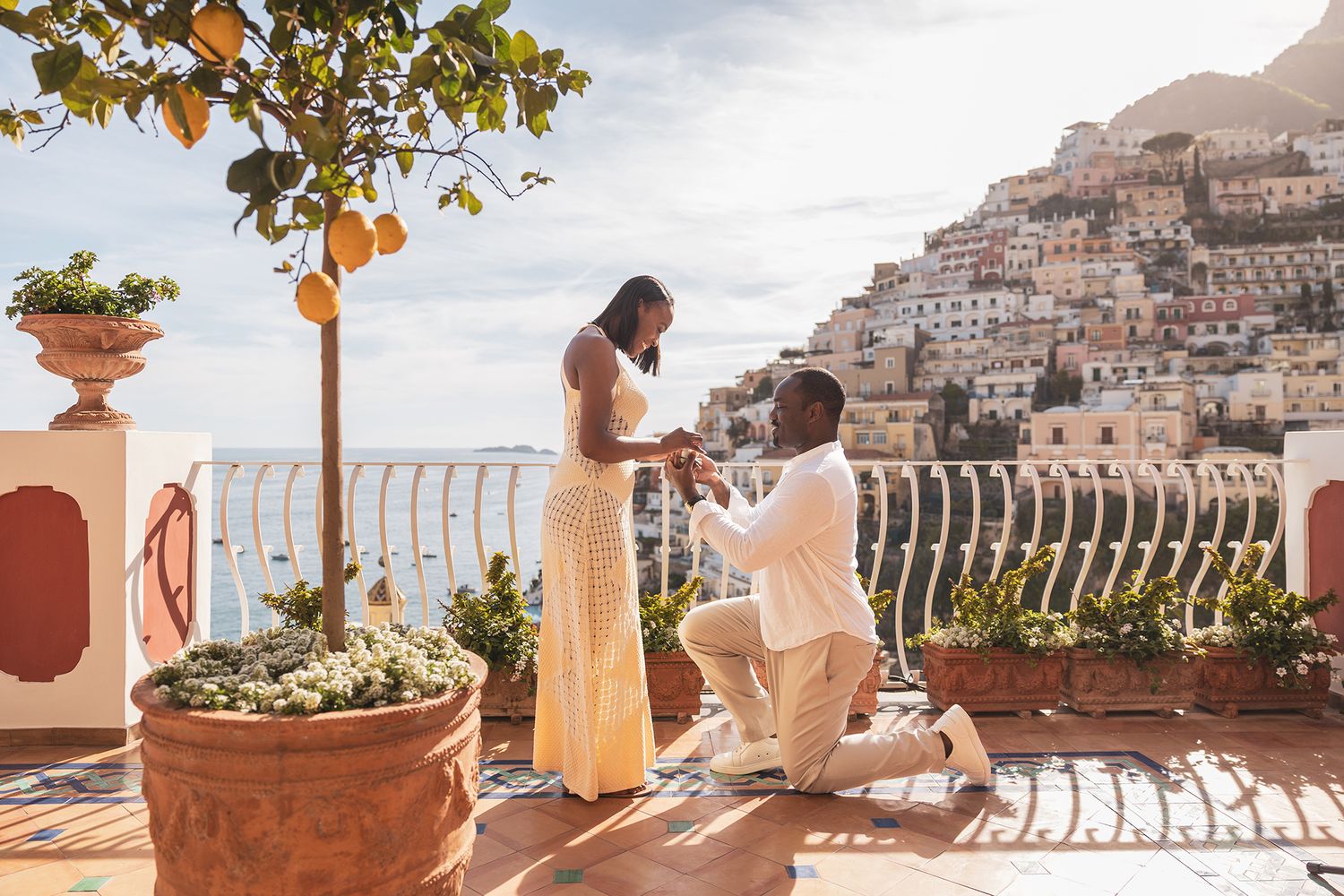 Seaside celebration on the Amalfi Coast